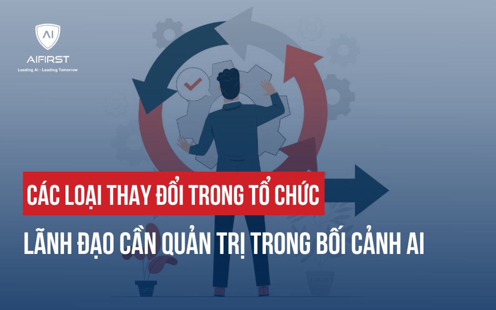CÁC LOẠI THAY ĐỔI TRONG TỔ CHỨC LÃNH ĐẠO CẦN QUẢN TRỊ TRONG BỐI CẢNH AI